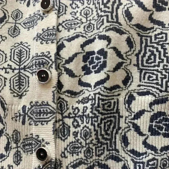 Grace  versatile, short sleeve button up sweater - Picture 7 of 8